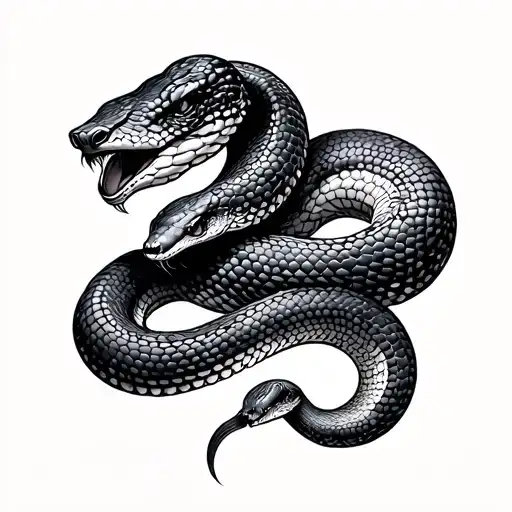 Gemini Zodiac And Snake