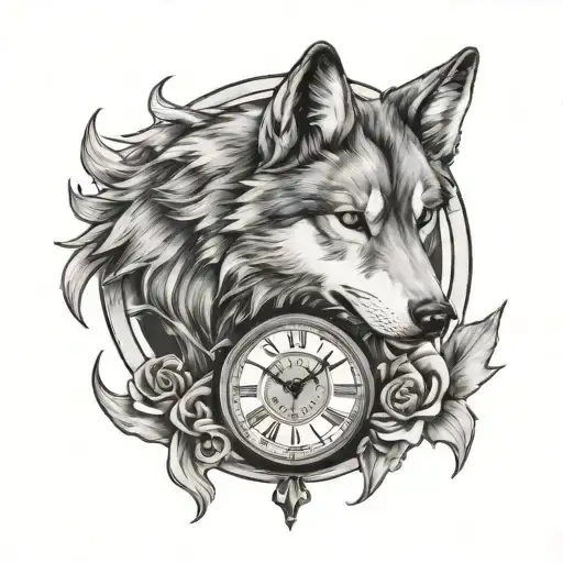 Wolf Clock