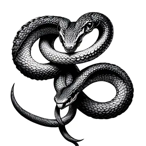 Snake Triple Libra Symbol