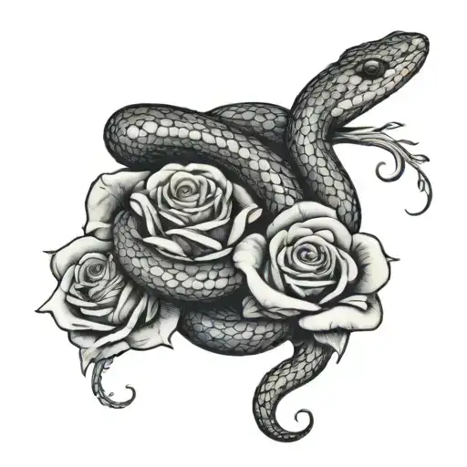 Roses Snake Slithering