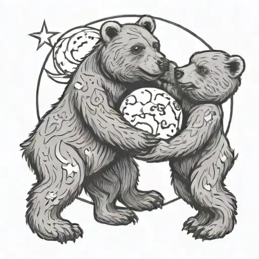 Gay Bear And Blonde Twink Make Love You To The Moon