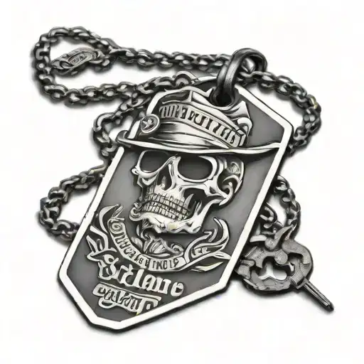 Dog Tag Saying Felipe Escalante