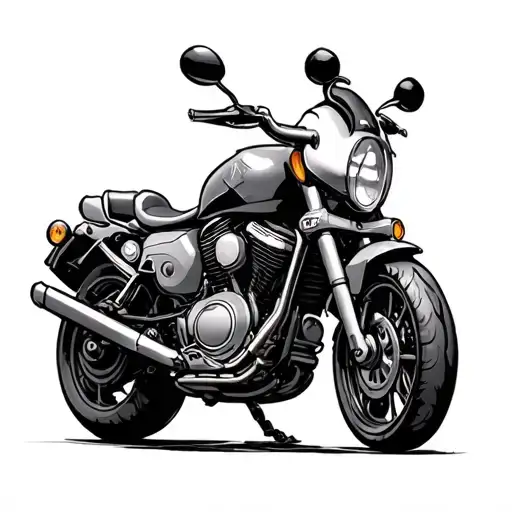 Disney Related Tattoo And Motorbikes