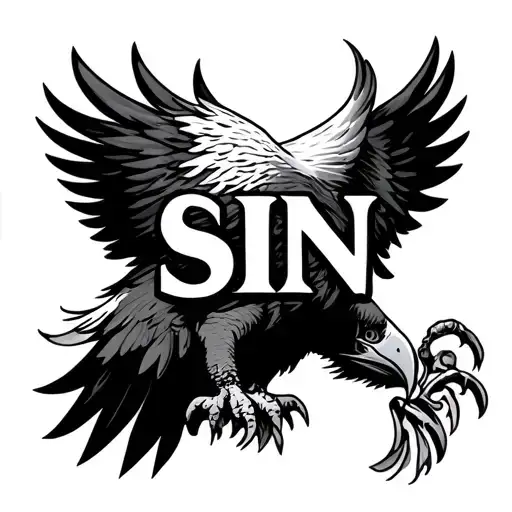 Sin Written On Eagle