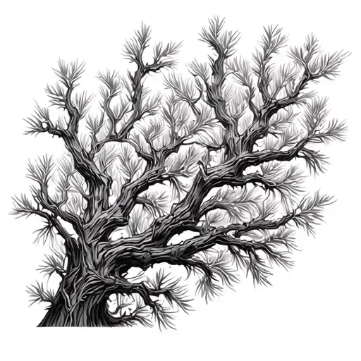 Mesquite Tree Branches Arm Sleeve