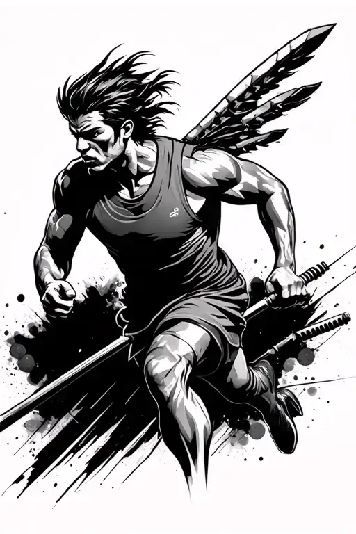 Warrior Athlete Running