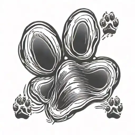 Dog Paw Print