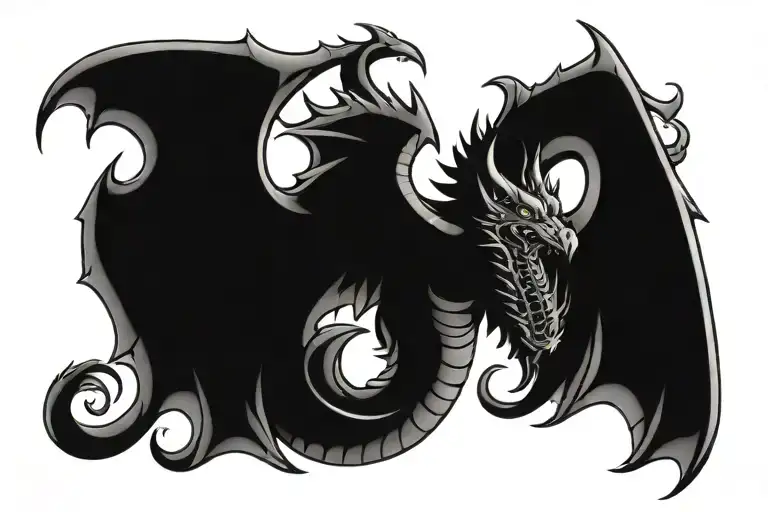 Star With Dragon Wings