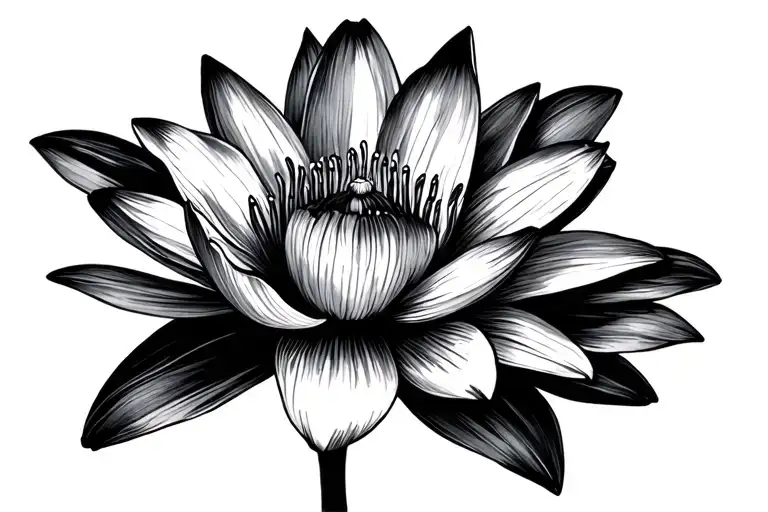 Olivia Handwritten Cursive Font With A Small Black Water Lilly Flower