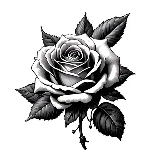 Rose Roman Numerals Direction