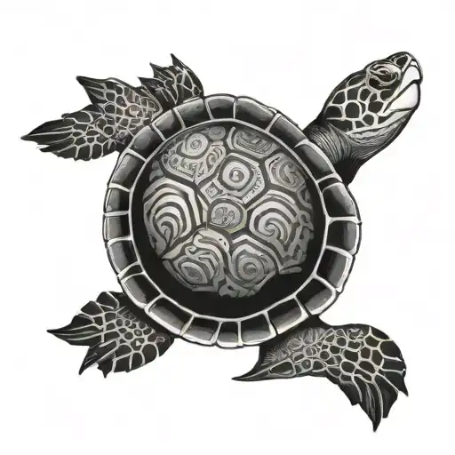 Mayan Sea Turtle