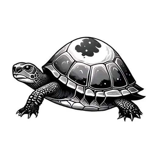 I Love You From Here To The Moon To Minimalist Turtle Steps