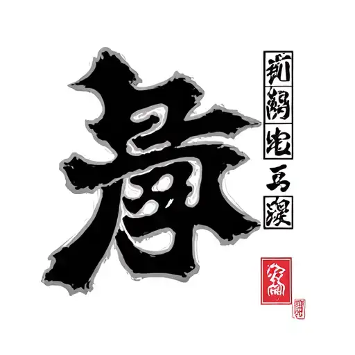 Japanese Kaizen Symbol With Cherry