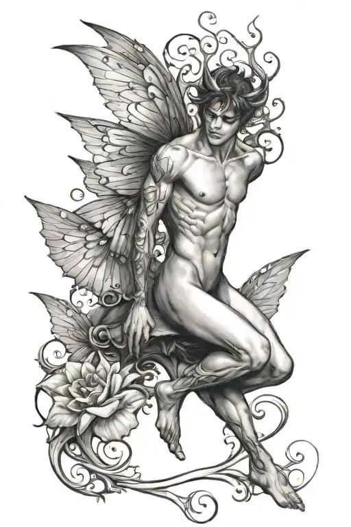 Male Fairy Nude