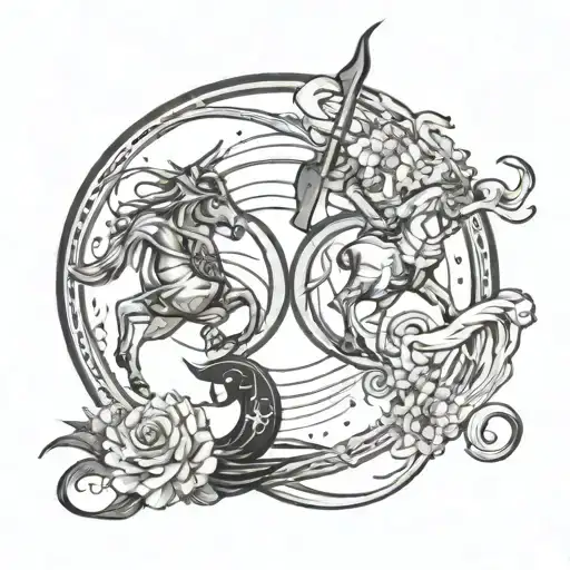 Sagittarius Vs Capricorn Symbol