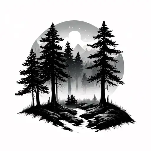 Forest Landscape Love