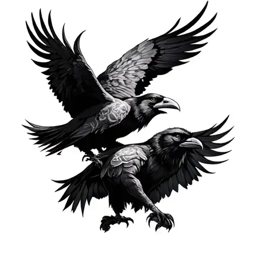 Odin With His Ravens