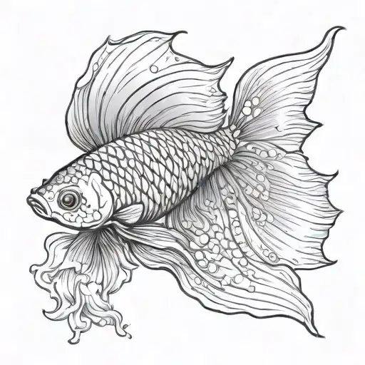 Galaxy Koi Betta Fish