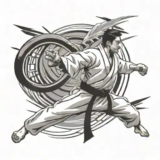 Black Belt Karate Minimalism