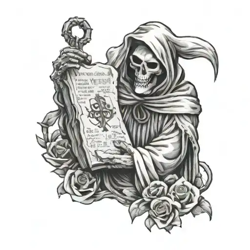 Reaper Holding Bible