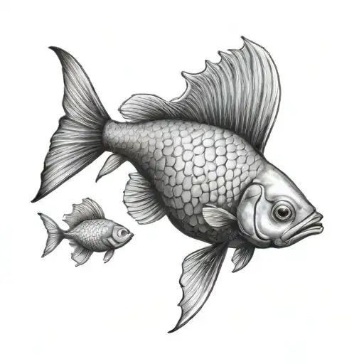 Fish Father Daughter