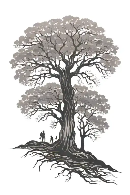 Family Tree Silhouette