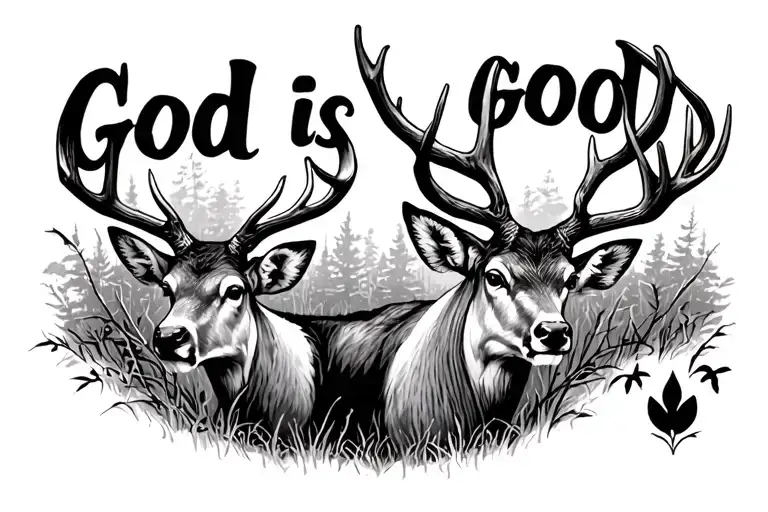 God Is Good Deer Hunting