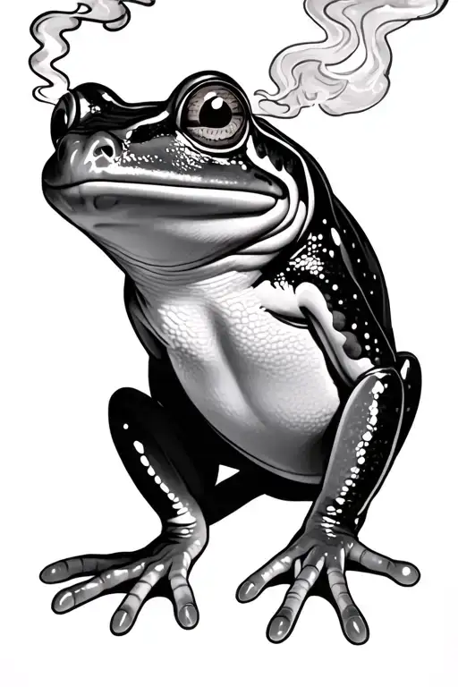 Frog Smoking