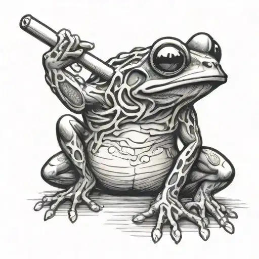Shinobi Frog Smoking