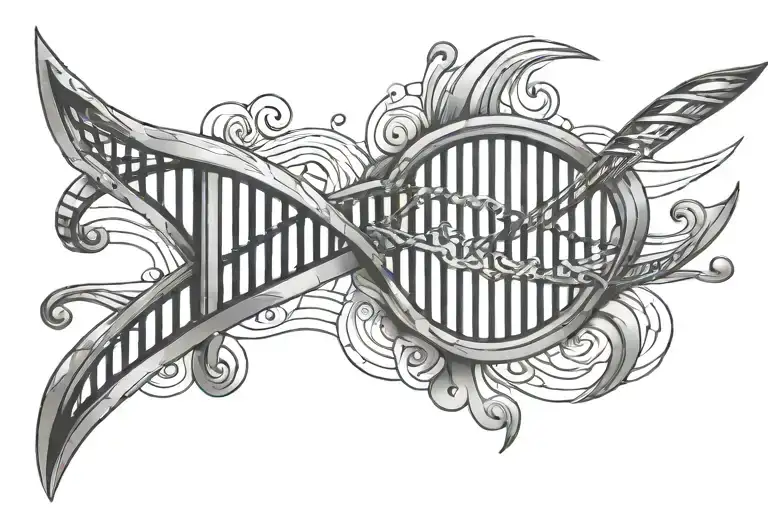 Dna With Waves