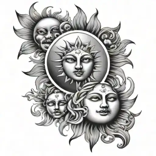 Sun And Moon Sun