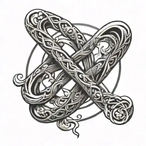 Infinity Symbol Intertwined Wisdom