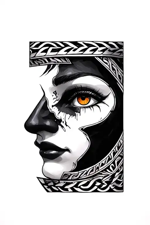 Black Greek Good With Scar Over Right Eye