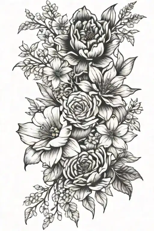 Birth Flower Bouquet