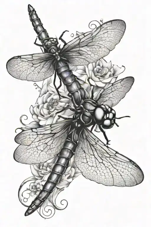 Dragonfly Flying