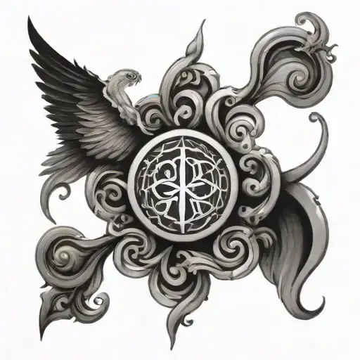 Bianca With God Symbol