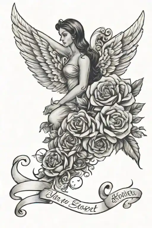 My Sweet Sweet Angel In Cursive