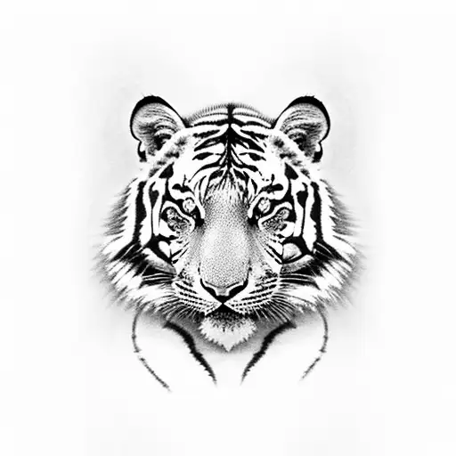 A Black And Grey Tree With A Tiger's Eye As The Focal Point