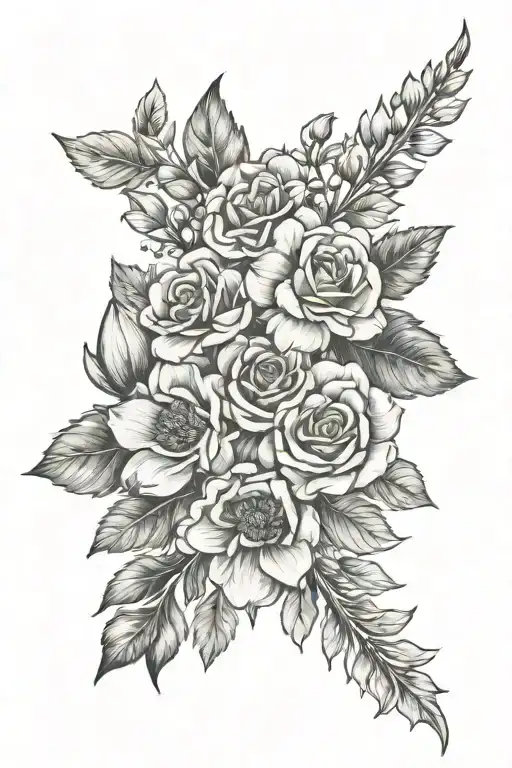 Birth Month Flowe Bouquet Made