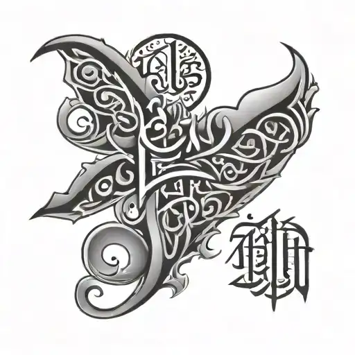 Arabic Writing On Rib Or Forearm