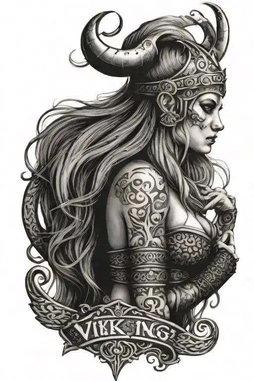Viking Babe Quote Incorporated Symbolizing