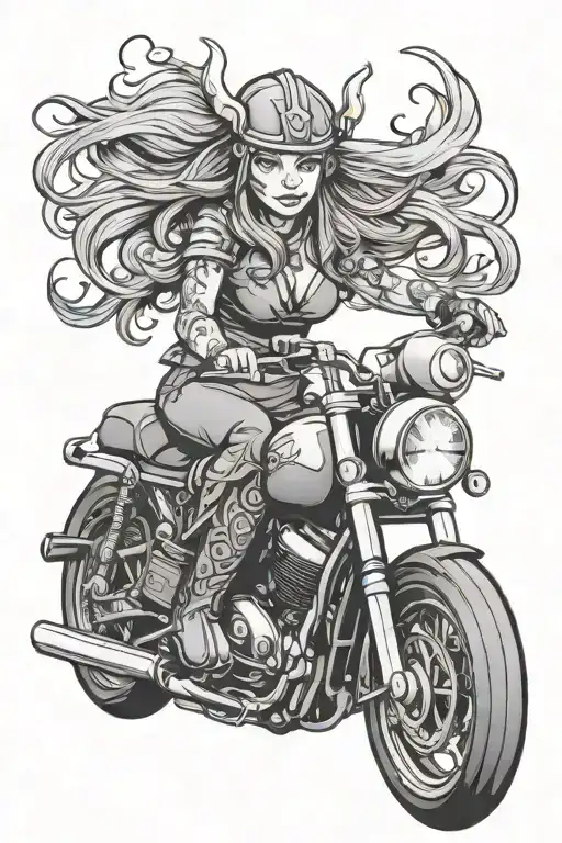 Viking Babe Quote Motorcycle Racing