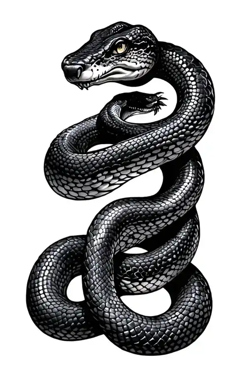 Snake Around The Knee