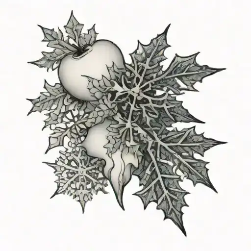 Ocean Snowflakes Fir Apple