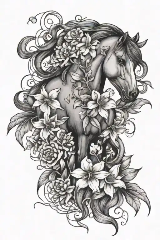 Horse Carnation Daffodils Lily Of The Valley Honeysuckle Water Lily Poppy Aster