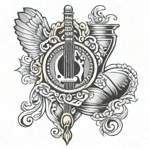 Mariachi And Hourglass