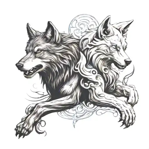 Wolf And Demon