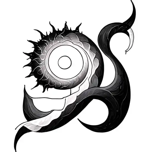 Triskelion Symbol Incorporating Spirals With The Sun The Moon The Truth In Writing