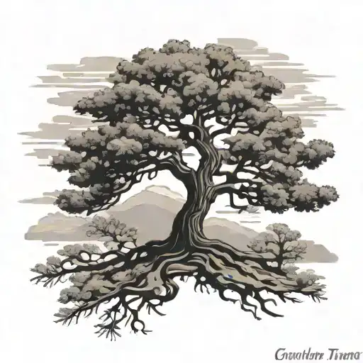 Juniper Tree Silhouette