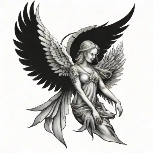 Opel Astra G And Angel Wings